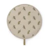 Olive Linen Circular Hob Cover