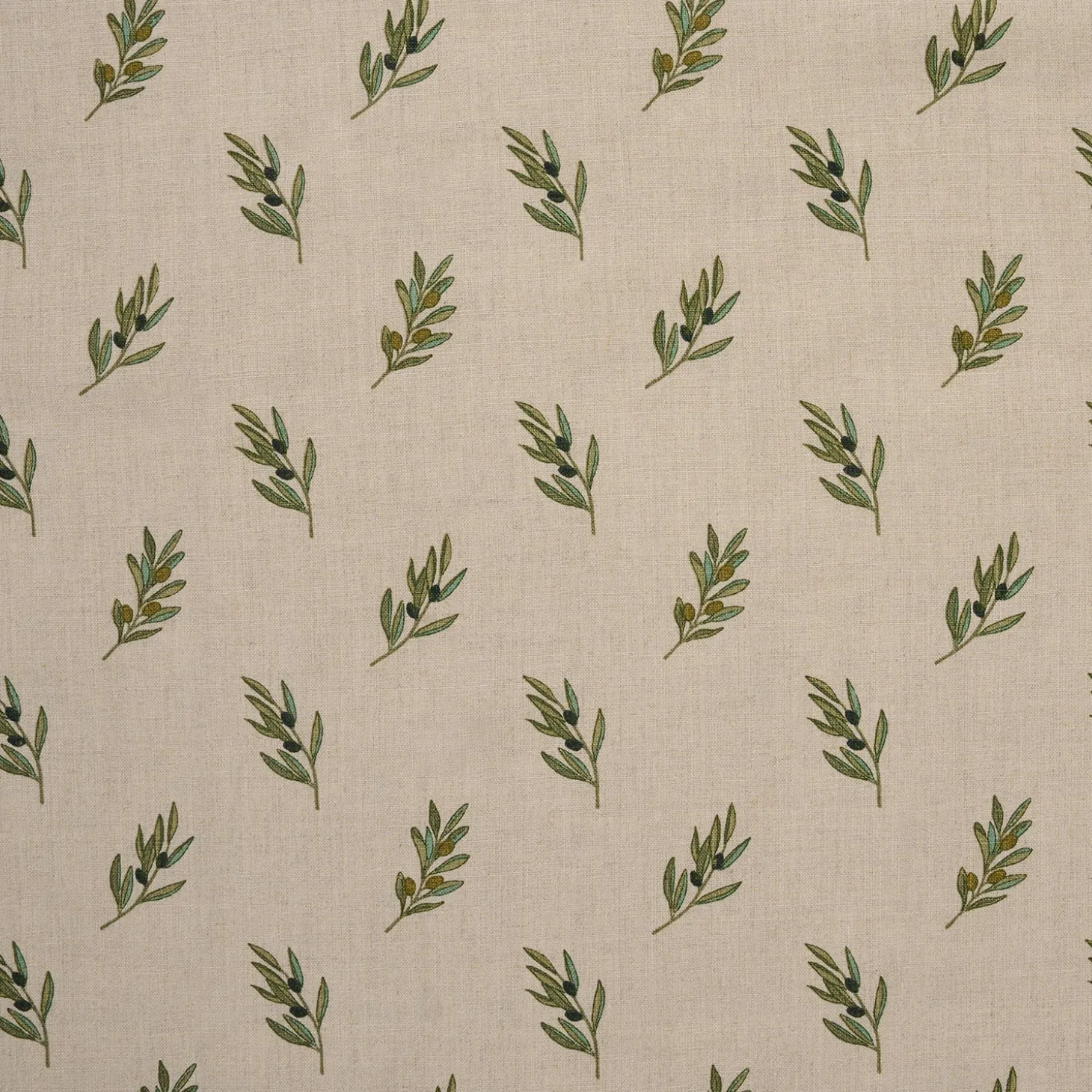 Olive Linen Fabric By The Metre