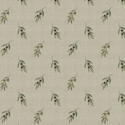 Olive Linen Look Made to Measure Curtains