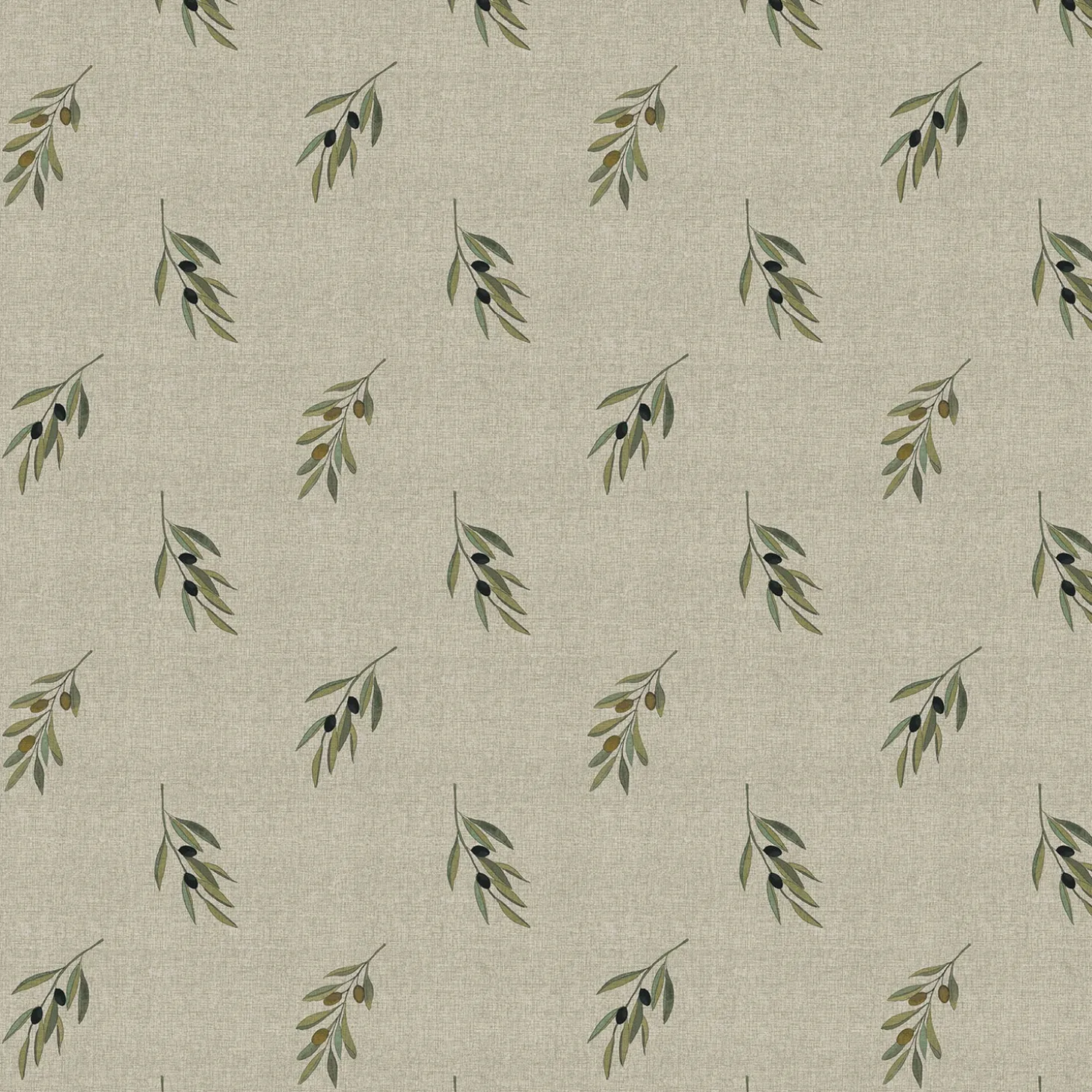 Olive Linen Look Made to Measure Curtains
