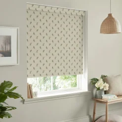 Olive Linen Look Made to Measure Roller Blind