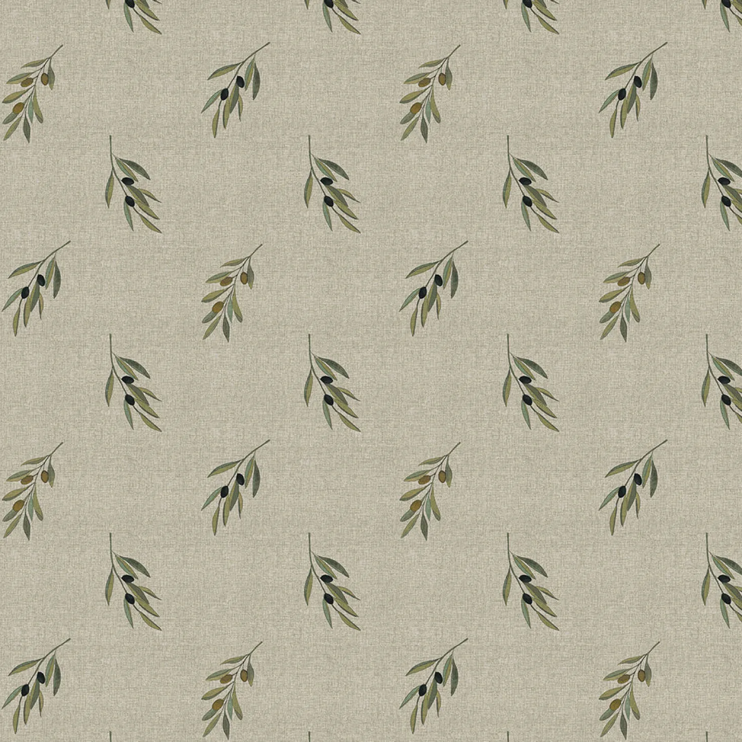 Olive Linen Look Made to Measure Roller Blind