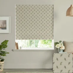 Olive Linen Look Made to Measure Roman Blind