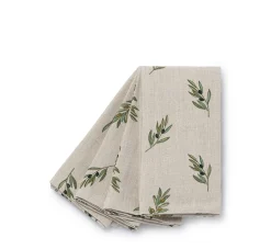 Olive Linen Napkins (Set of 4)