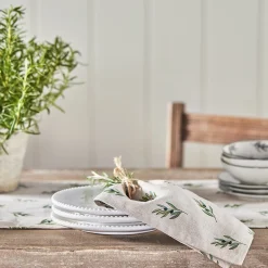 Olive Linen Napkins (Set of 4)