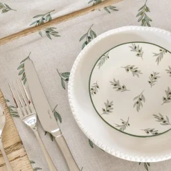 Olive Linen Placemats (Set of 2)
