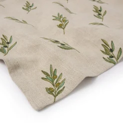 Olive Linen Tablecloth