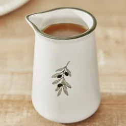 Olive Mini Stoneware Jug