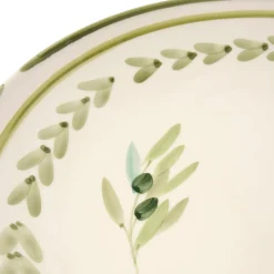 Olive Stoneware Serving Platter