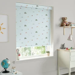 On the Farm Blue Made to Measure Roller Blind
