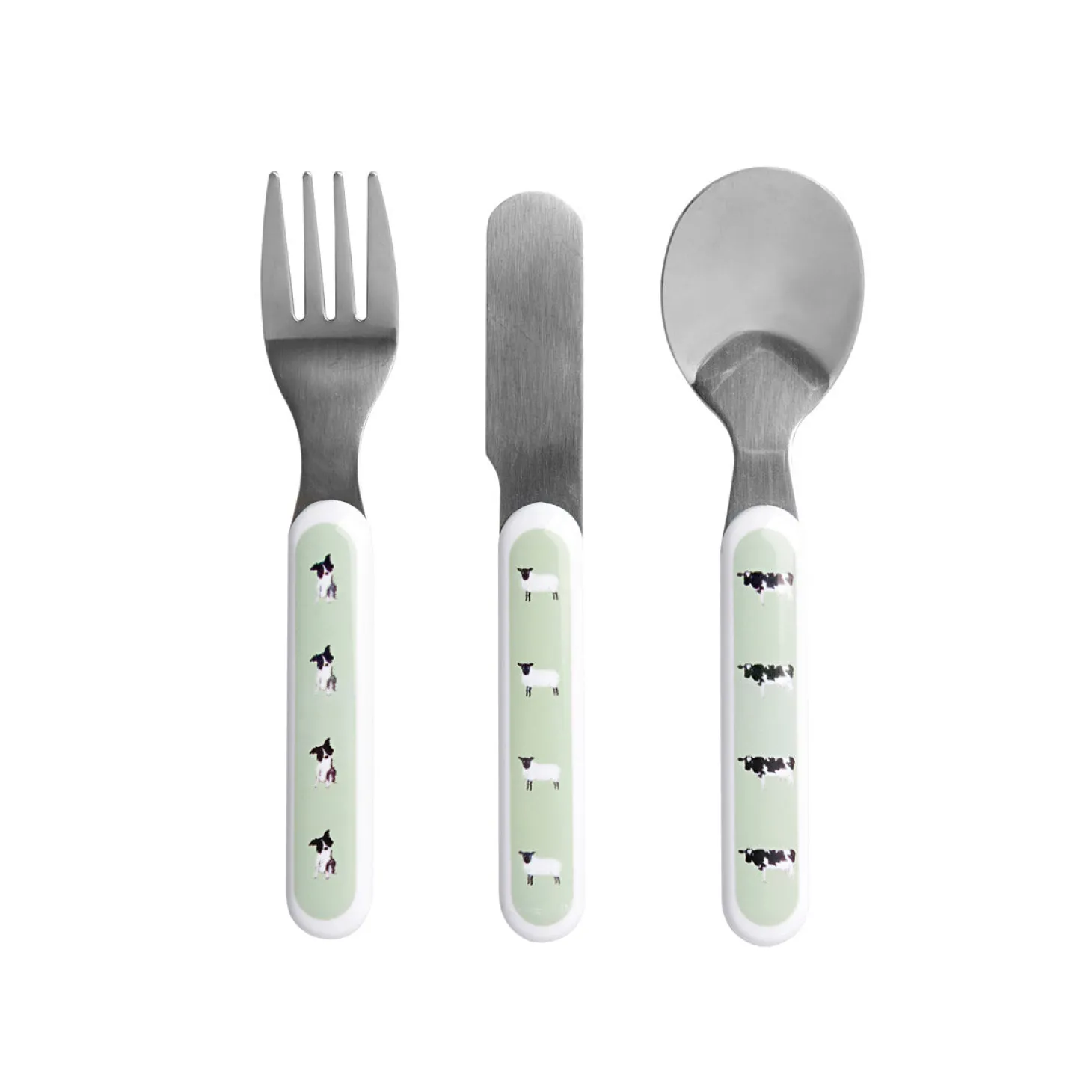 On The Farm Kids Melamine Cutlery Set
