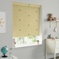 On the Farm Mustard Made to Measure Roller Blind
