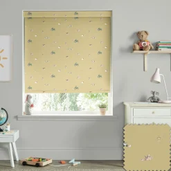 On the Farm Mustard Made to Measure Roller Blind
