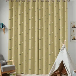 On the Farm Mustard Made to Measure Curtains