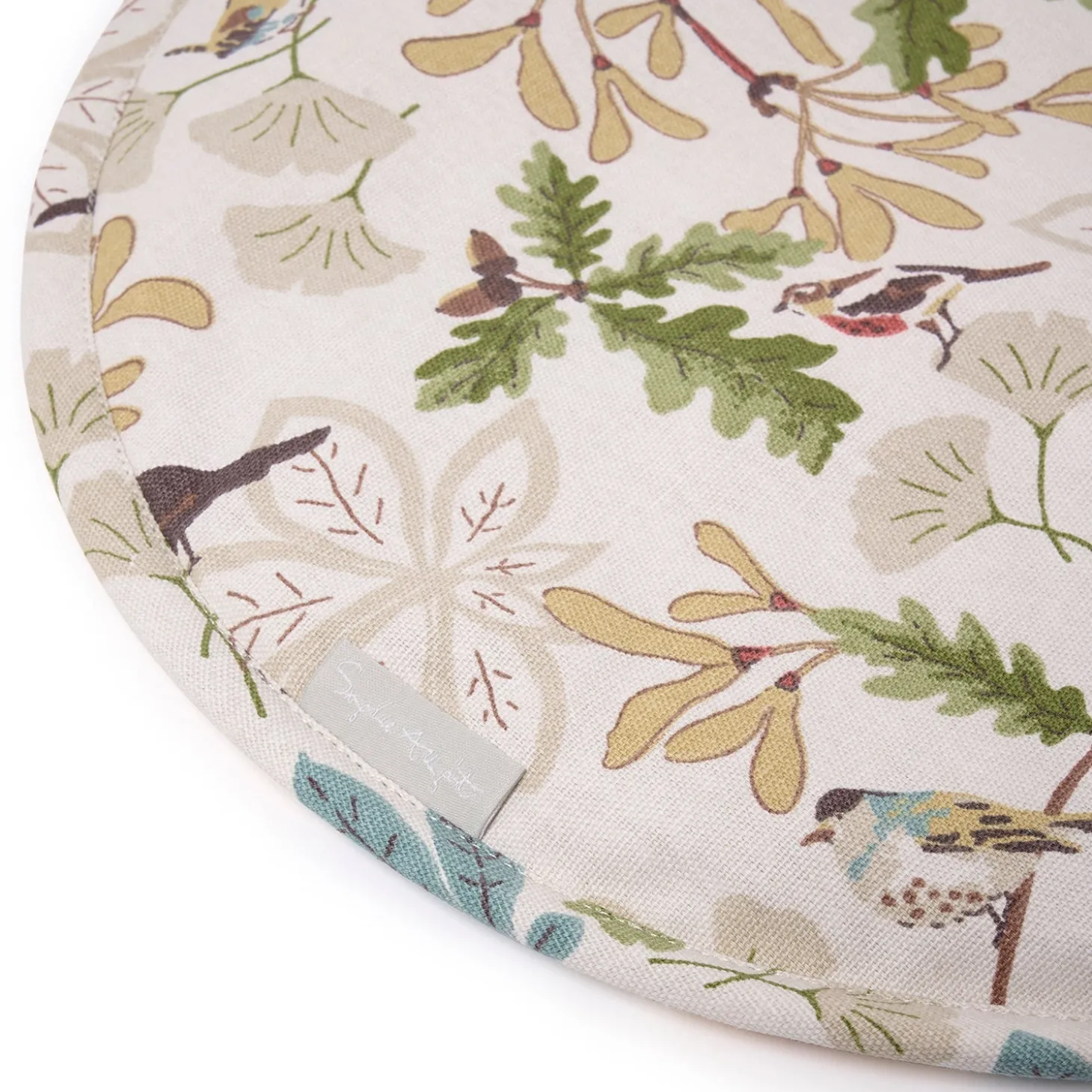 Orchard Birds Circular Hob Cover