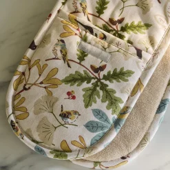 Orchard Birds Double Oven Glove