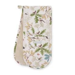 Orchard Birds Double Oven Glove