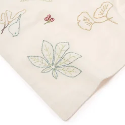Orchard Birds Embroidered Table Runner