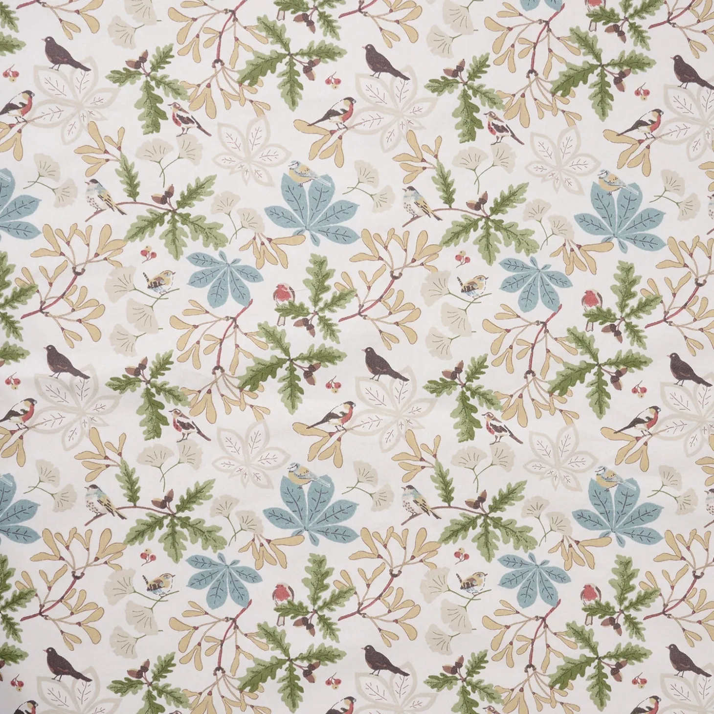 Orchard Birds Fabric By The Metre