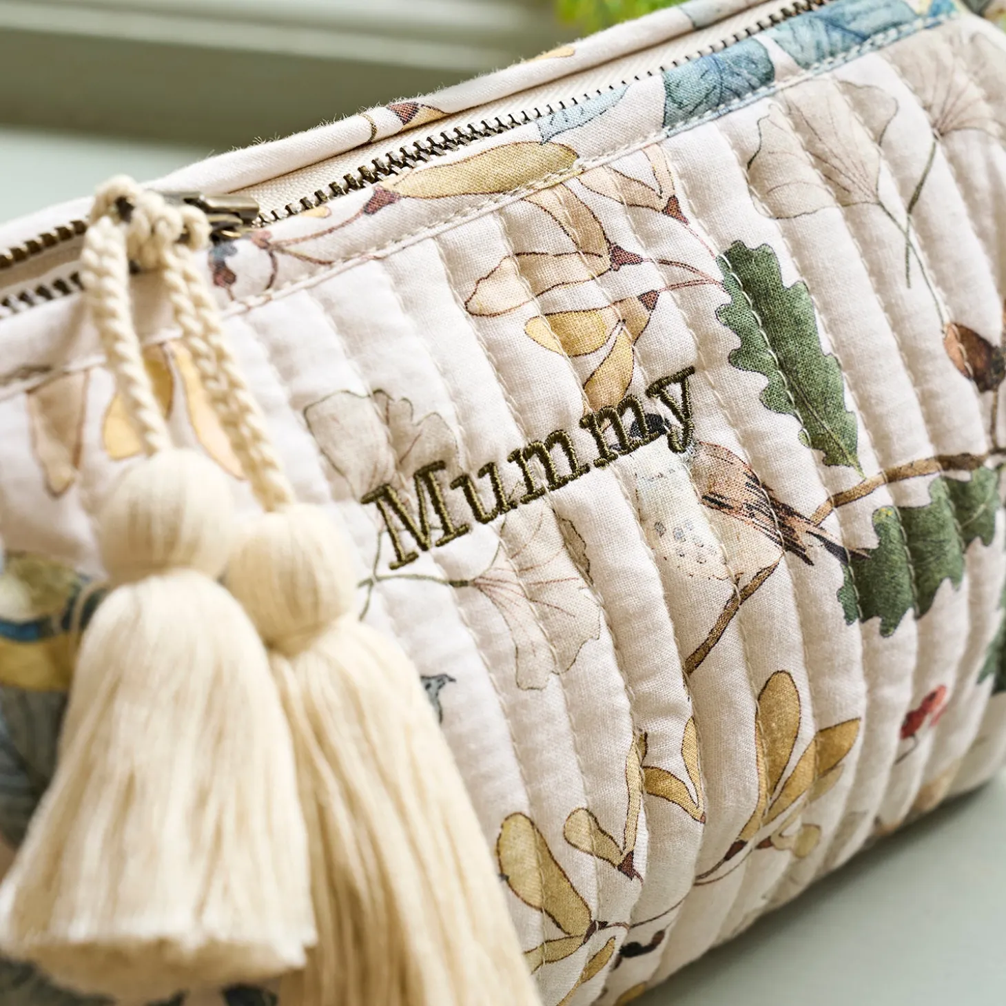Orchard Birds Makeup Bag