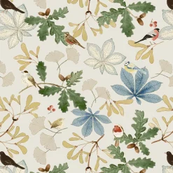 Orchard Birds Neutral Made to Measure Roller Blind