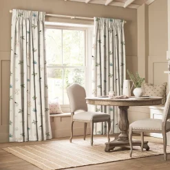 Orchard Birds Off White Made to Measure Curtains