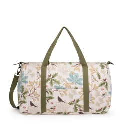 Orchard Birds Quilted Weekend Bag