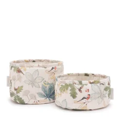 Orchard Birds Storage Baskets (Set of 2)