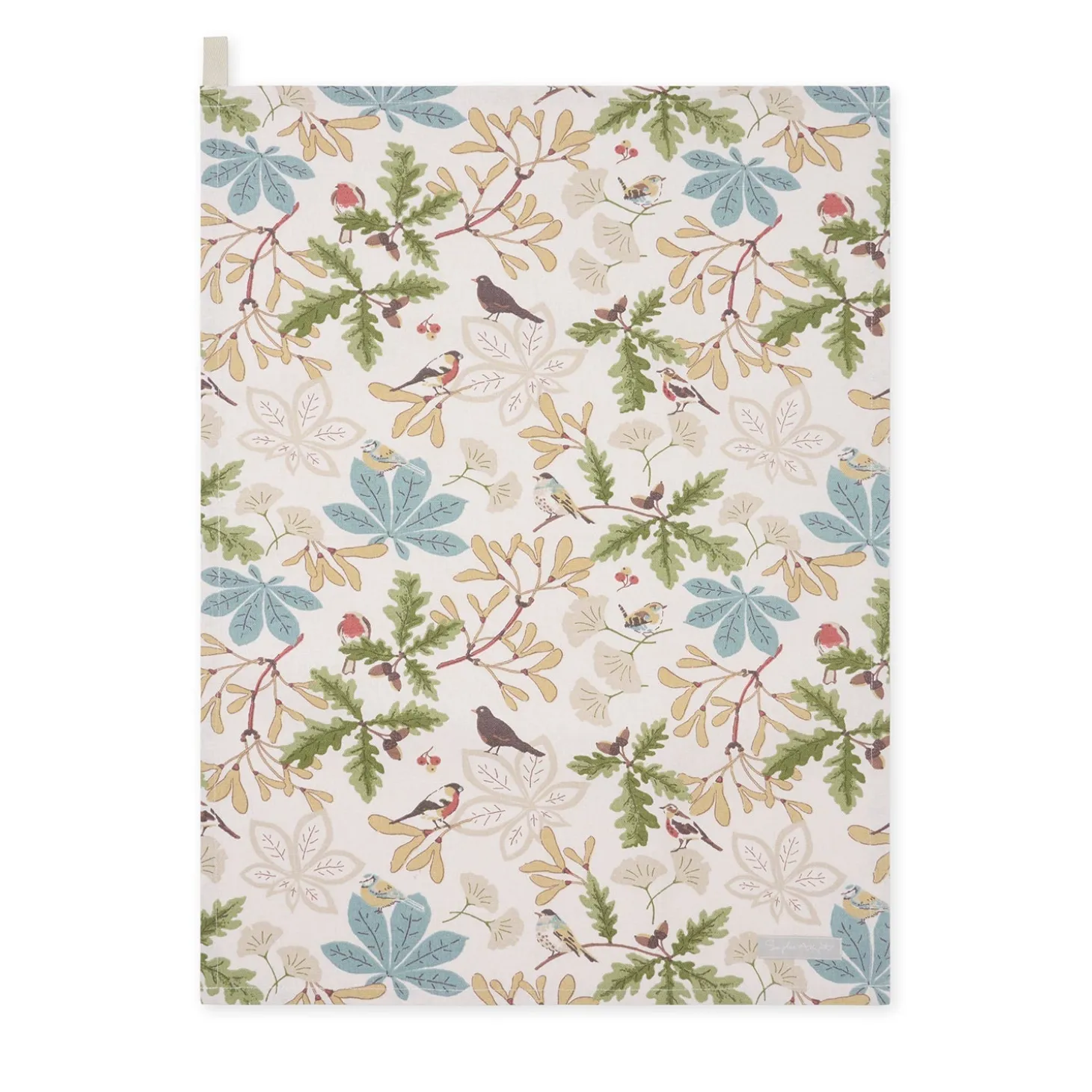 Orchard Birds Tea Towel