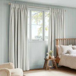 Oundle Blue Stripe Made to Measure Curtains