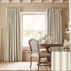 Oundle Neutral Stripe Made to Measure Curtains