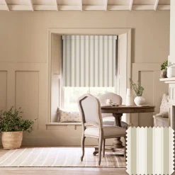 Oundle Neutral Stripe Made to Measure Roller Blind