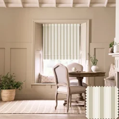 Oundle Neutral Stripe Made to Measure Roman Blind