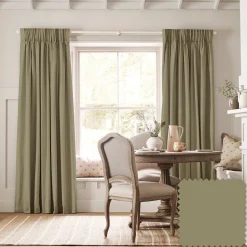 Oundle Olive Made to Measure Curtains
