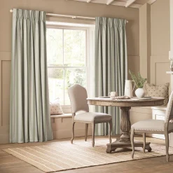 Oundle Sage Stripe Made to Measure Curtains