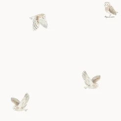 Owls Off White Made to Measure Roller Blind