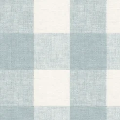Pale Blue Gingham Made to Measure Curtains