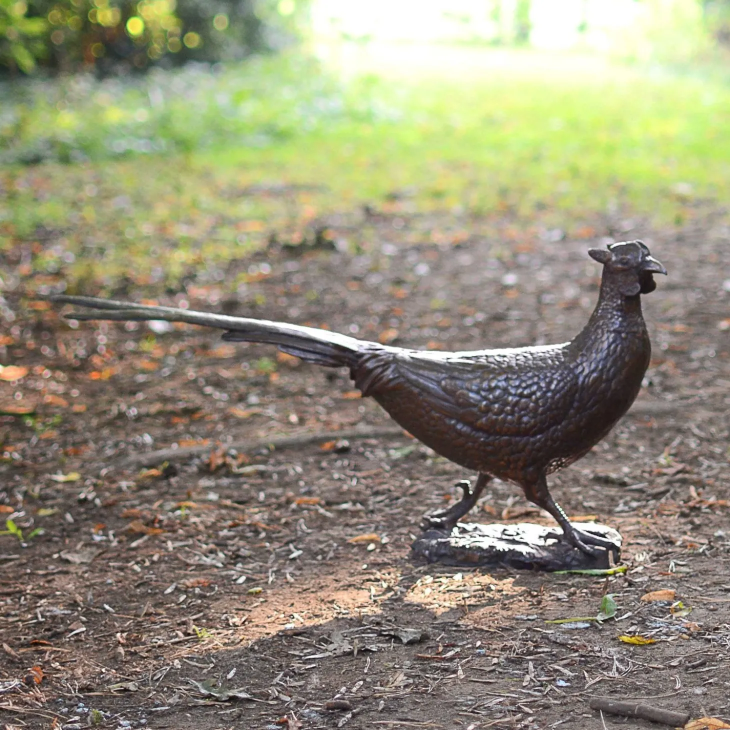 Pheasant Bronze Sculpture