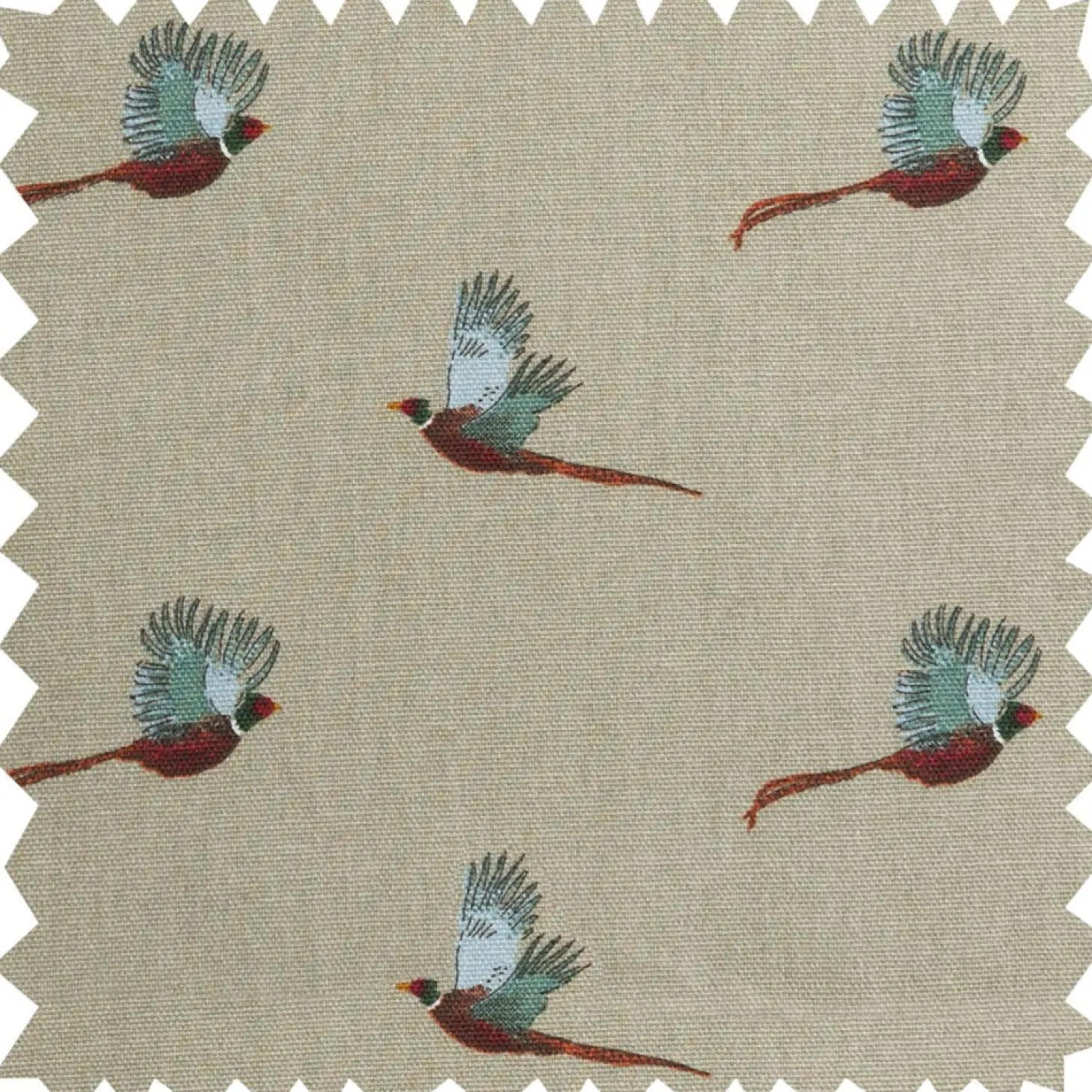 Pheasant Fabric by the Metre