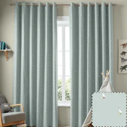 Runner Duck Blue Made to Measure Curtains