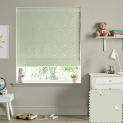 Runner Duck Sage Green Made to Measure Roman Blind