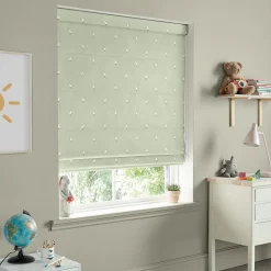 Runner Duck Sage Green Made to Measure Roman Blind