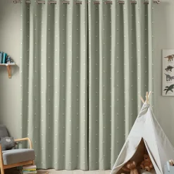 Runner Duck Sage Green Made to Measure Curtains