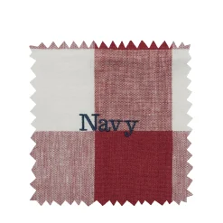 Rustic Red Gingham Linen Cross Back Apron