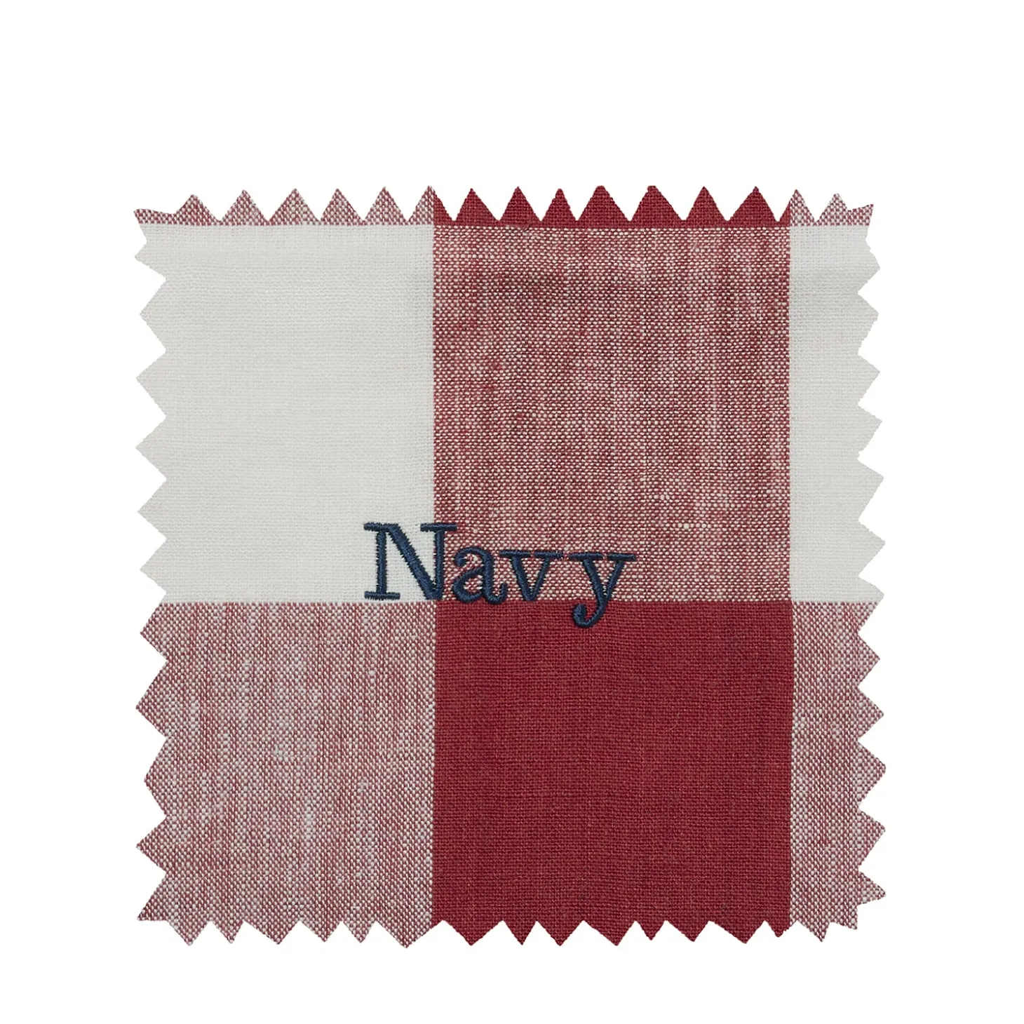 Rustic Red Gingham Linen Cross Back Apron