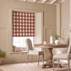 Rustic Red Gingham Made to Measure Roman Blind