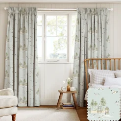 Sea Birds Blue Made to Measure Curtains