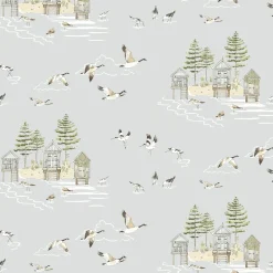 Sea Birds Blue Made to Measure Roller Blind