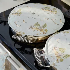Sea Birds Circular Hob Cover
