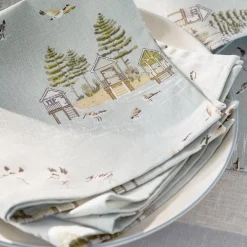 Sea Birds Napkins (Set of 4)